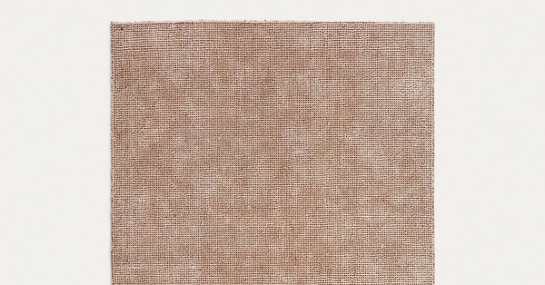 Tapis Elvan mélange de viscose et jute terracotta 160 x 230 cm | Kave Home France