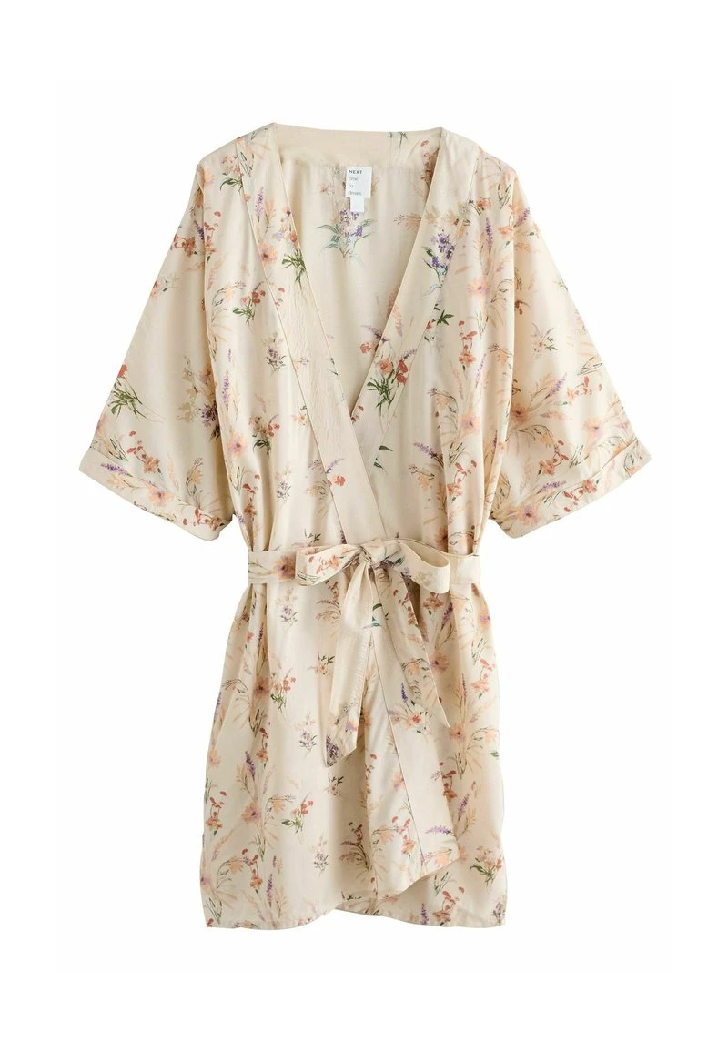 REGULAR FIT - LIGHTWEIGHT - Peignoir - white floral