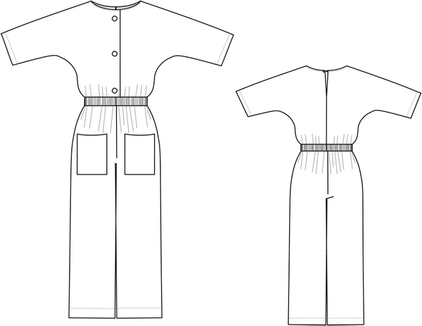 Valley free jumpsuit sewing pattern - Plus sizes 0 - 32