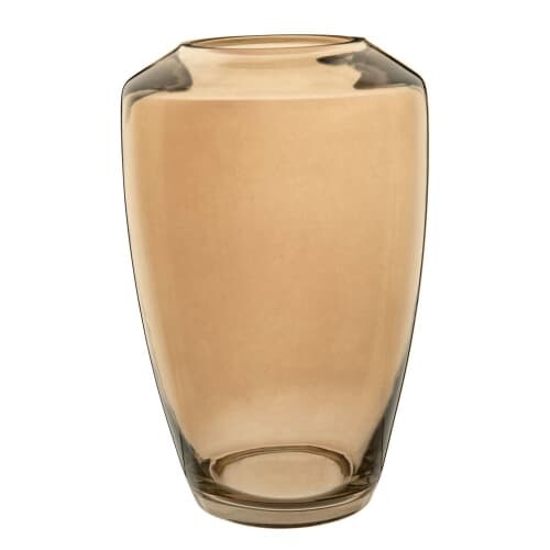 Vase en verre marron dégradé H28