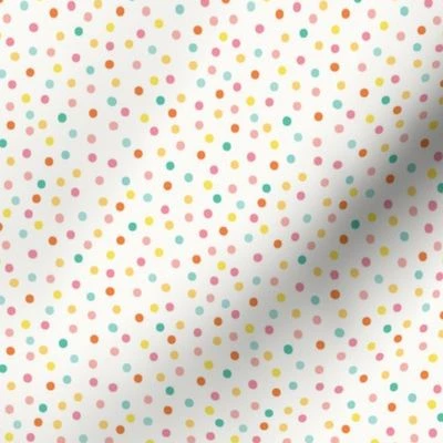 Easter Confetti on Cream Fabric | Spoonflower