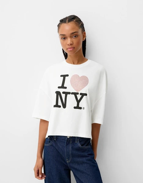 T-shirt manches courtes I love New York