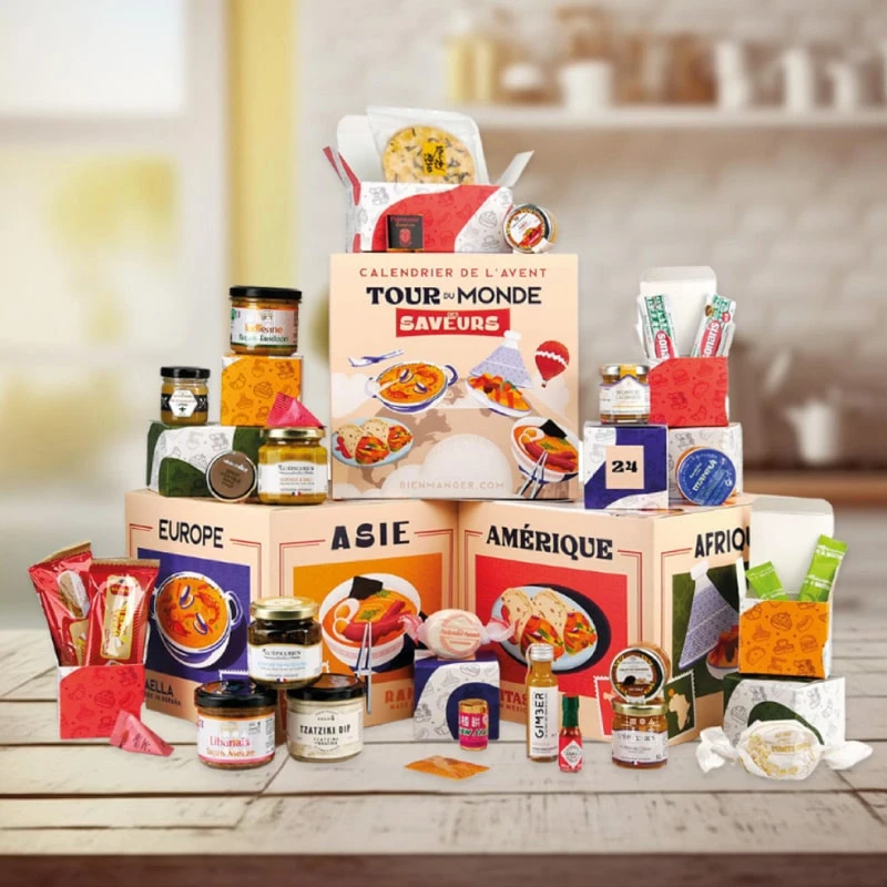Calendrier De L'Avent Tour Du Monde Des Saveurs 2024