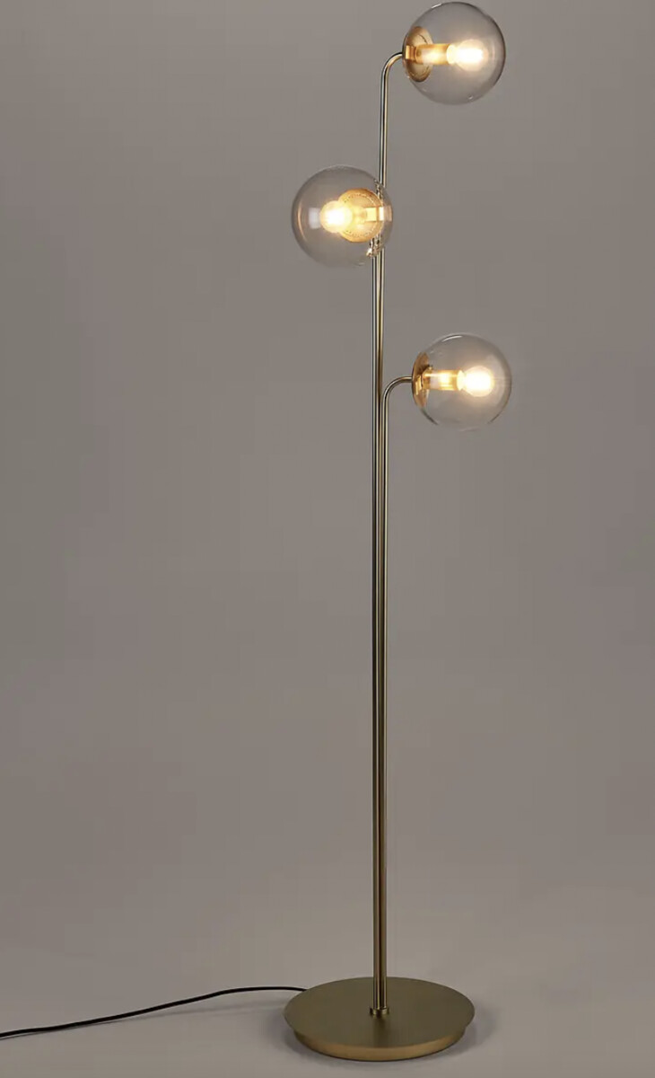la redoute intérieur lampadaire laiton et verre, moricio