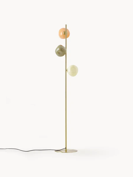 Lampadaire en verre opalescent Josie