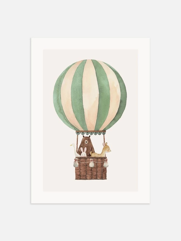 Affiche - The Green Balloon Ride