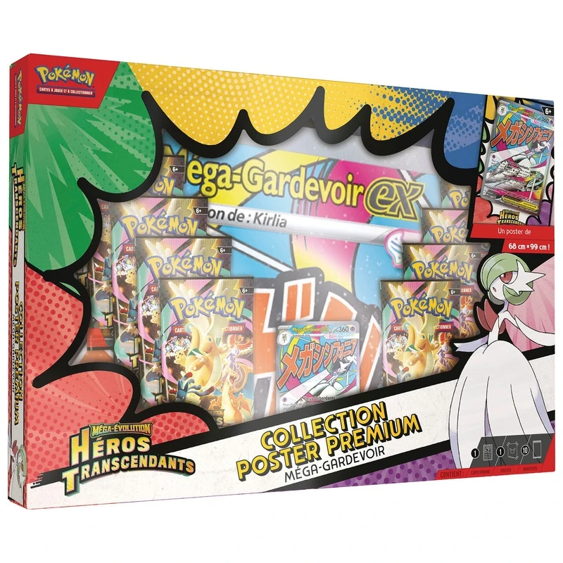 Collection Poster Premium Pokémon Héros Transcendants ME2.5 Méga-Gardevoir Collection Poster Premium Pokémon Héros Transcendants ME2.5 Méga-Gardevoir