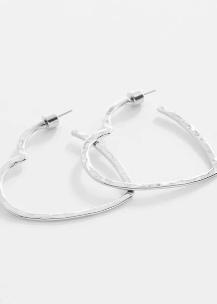 Boucles d'oreilles cœur -  Femme | Mango France
