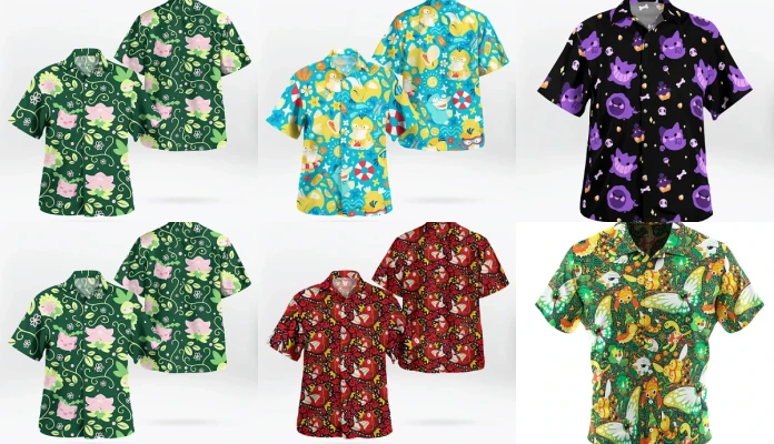 Pokemon Hawaiian Shirts