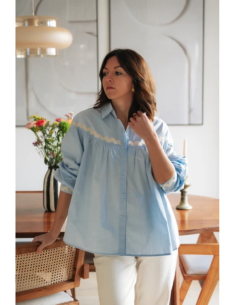 Chemise Aurore bleue
