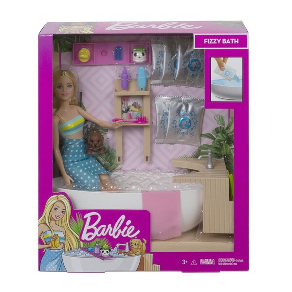 Poupée et accessoires Barbie et le bain à bulles Barbie