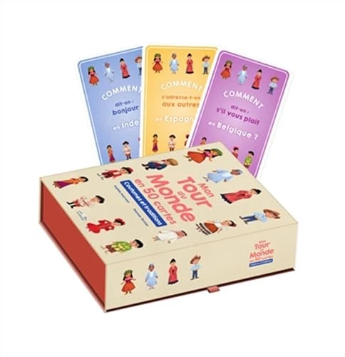 Mon tour du monde en 50 cartes - Coutumes et traditions: Un jeu de cartes