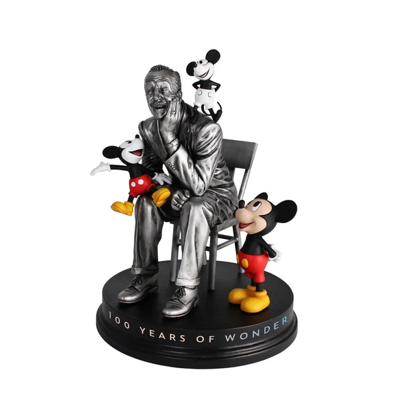Figurine Walt avec Mickey à travers les années D100 – Disney Grand Jester