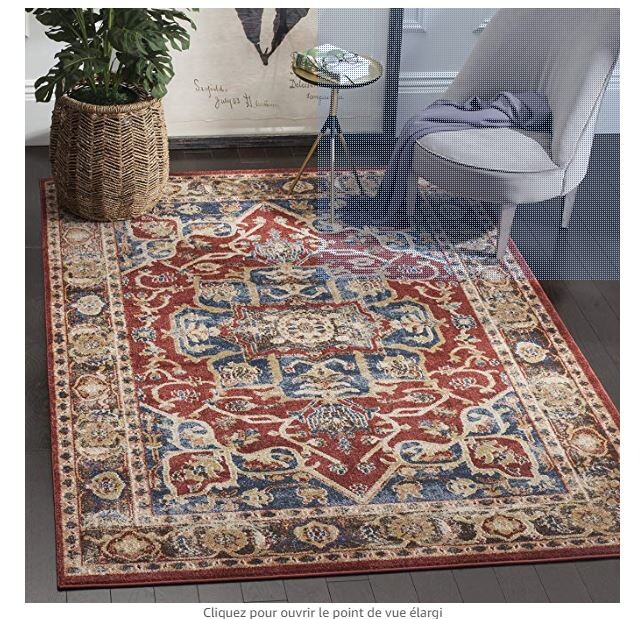 Sarough 209x127 CM Tissé à la Main Tapis de Perse Laine