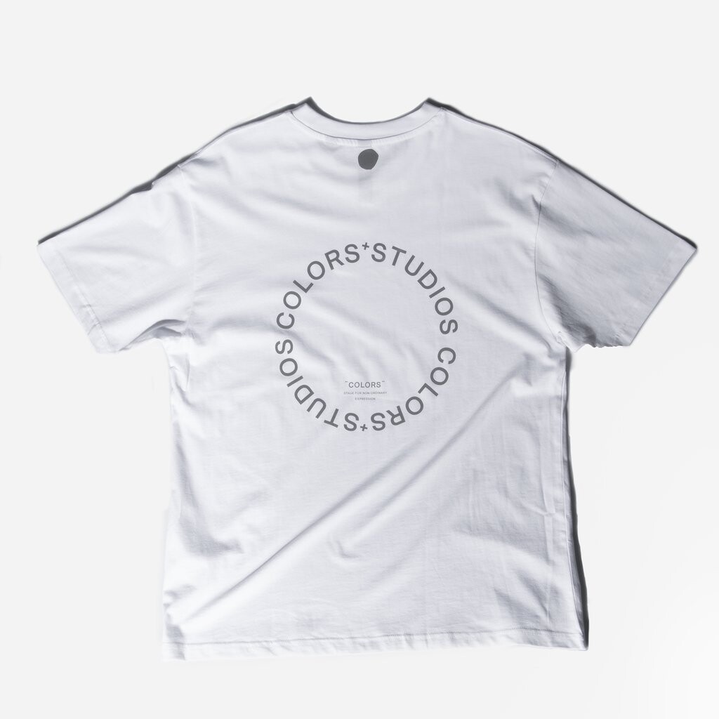 "CIRCLE" TEE REFLECTIVE WHITE
