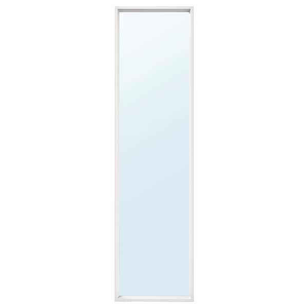 NISSEDAL Miroir, blanc, 40x150 cm, sans plomb - IKEA