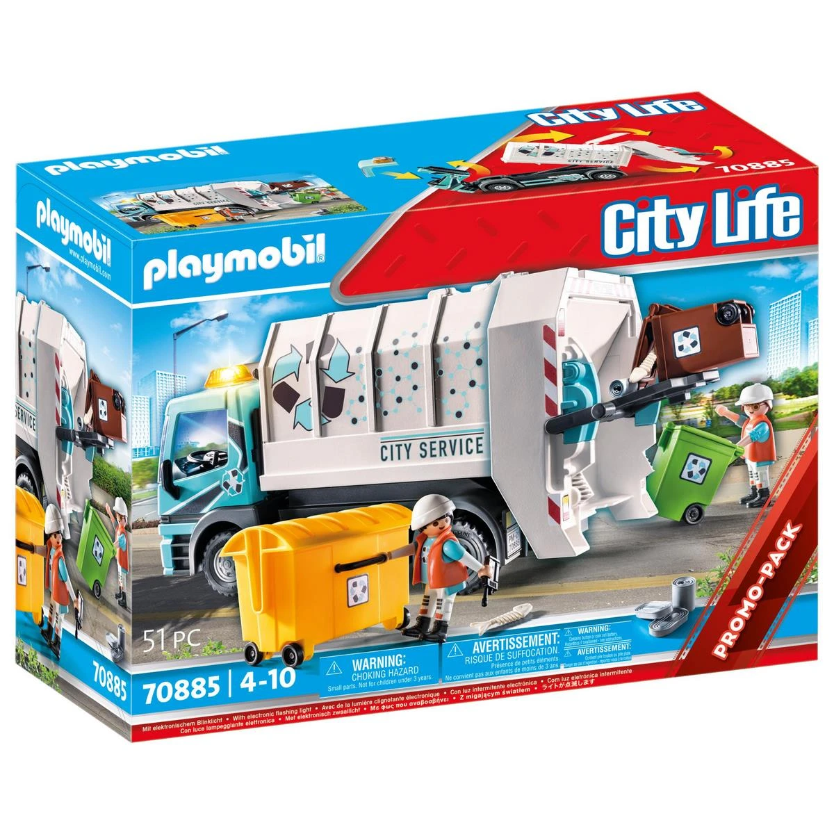 Camion poubelle Playmobil City Life 70885