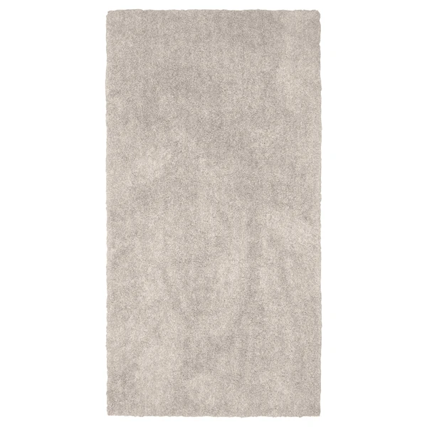 LINDKNUD Tapis, poils hauts - beige 80x150 cm