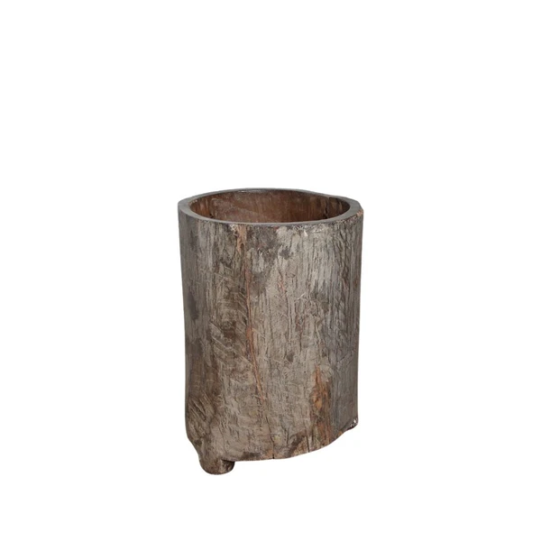 Naga Wooden Trunk Planter