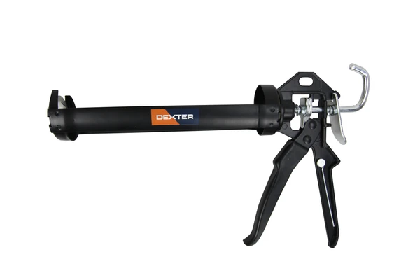 Pistolet pour cartouche mastic et colle DEXTER acier noir | Leroy Merlin