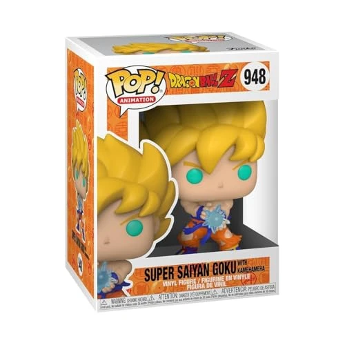 Funko Pop! Animation: DBZ S9- SS Goku with Kamehameha Wave - Dragon Ball - Figurine en Vinyle à Collectionner - Idée de Cadeau - Produits Officiels - Jouets pour Les Enfants et Adultes - Anime Fans