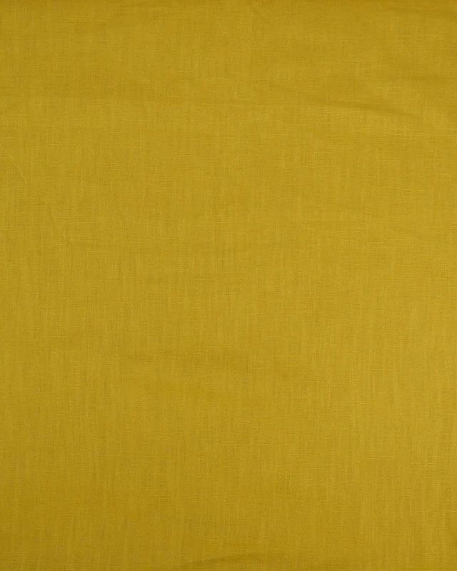 Tissu Lin lavé jaune x10cm