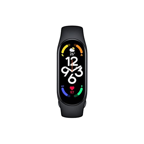 Xiaomi Smart Band 7 Noir tracker d'activité sport, suivi santé, 110 modes d’exercices, 14 jours d'autonomie, 100 cadrans, version française