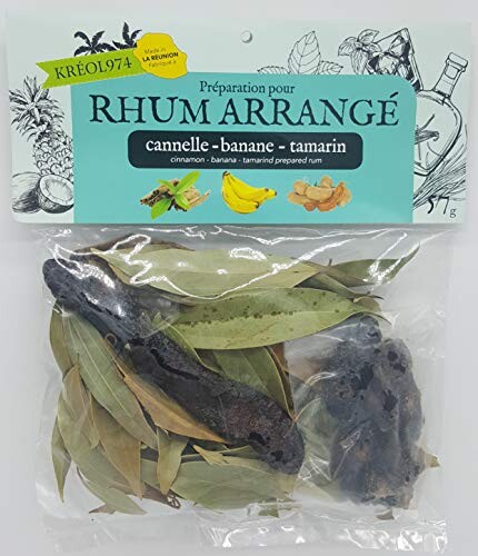 Préparation pour rhum arrange ile de la REUNION saveur CANNELLE BANANE TAMARIN