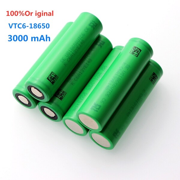 €2.47 18% de réduction|100% original VTC6 3.7 V 3000 MAH Li ion rechargeable 18650 batterie pour SONY us18650 vtc6 3000mah jouets outils lampe de poche|Batteries rechargeables| - AliExpress