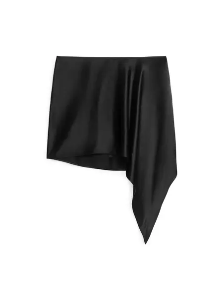 Mini-jupe en satin