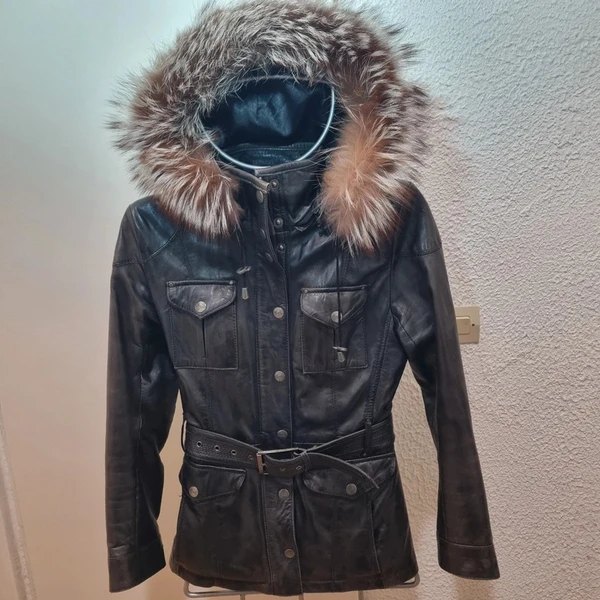Veste en cuir heeli