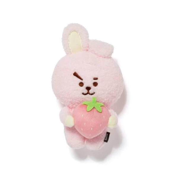 Peluche BTS BT21 COOKY fruits fraise poupée Linefriends M 23 cm limitée Japon
