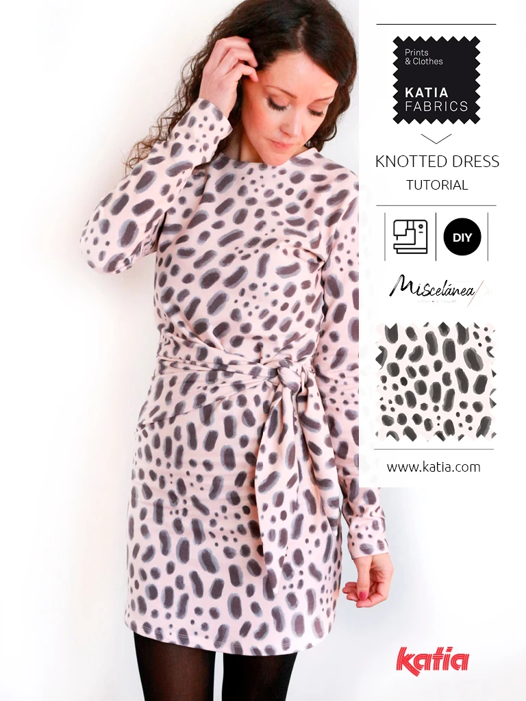 How to sew a Knotted dress and free sewing pattern