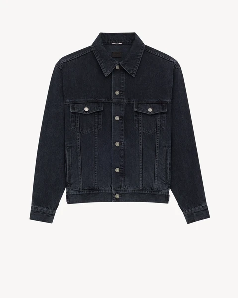 Veste en denim french black