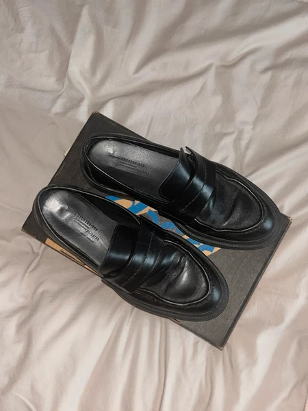 Chunky black loafers Arket