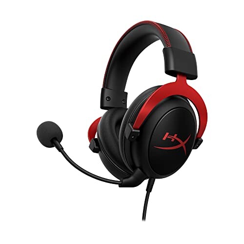 HyperX KHX-HSCP-RD Cloud II - Casque Gaming avec Micro pour PC/PS4/Mac, Rouge