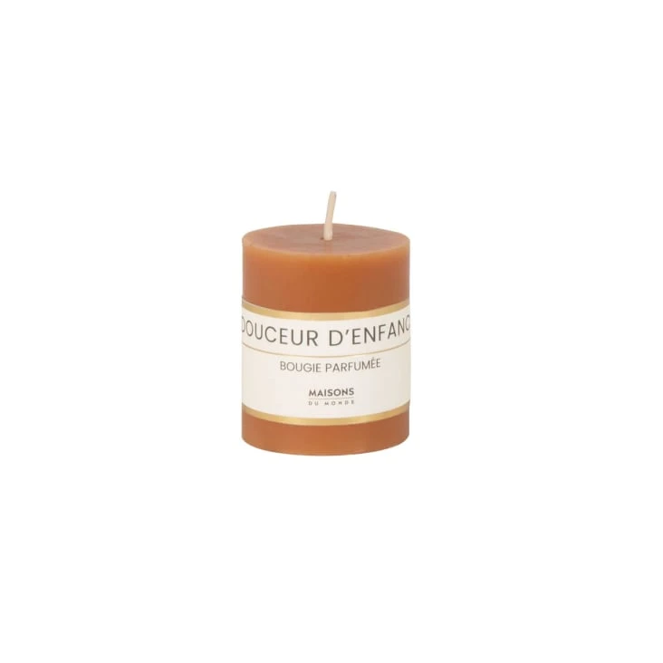 Bougie parfumée marron 4,5x5,5