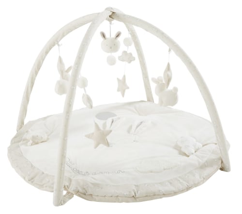 Tapis D Eveil Bebe Rond Ecru Blanc Et Taupe D90 Listy La Wishlist Reinventee