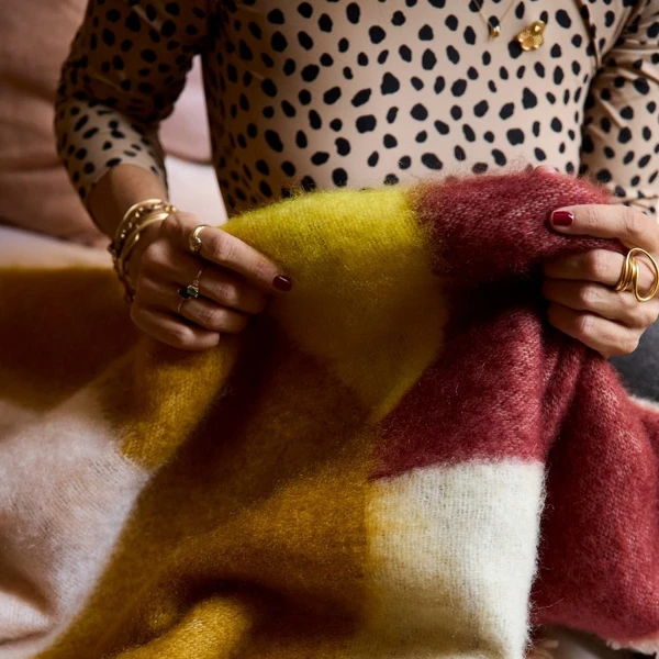 Plaid en Laine Mohair - Cacho-Fiò