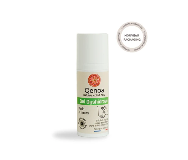 Gel Dyshidrose Qenoa au silicium organique et huiles essentielles