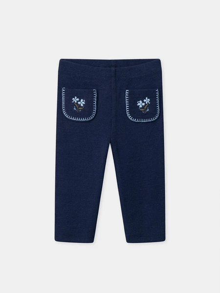 Legging bleu foncé Bébé Fille