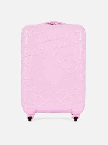 Valise rigide à 4 roulettes Hello Kitty