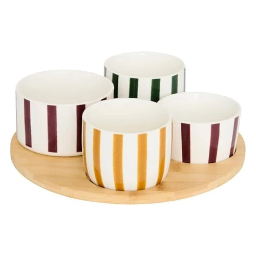 Atmosphera - Service apéritif cherie cherry 4 pièce(s) d25xh7,5cm