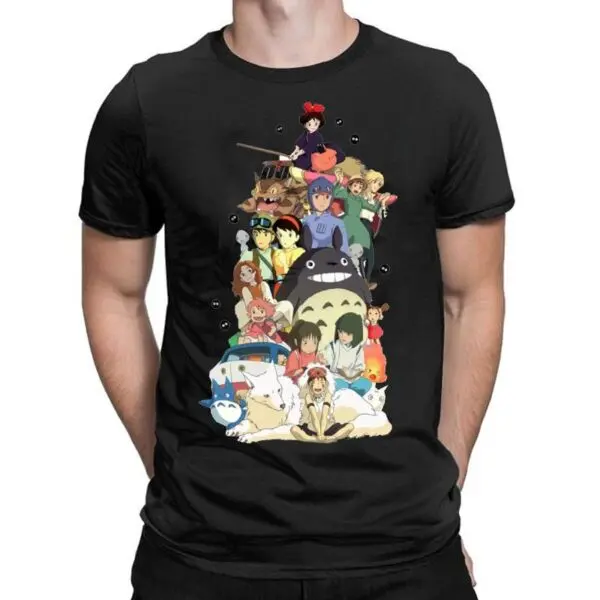 Studio Ghibli Universe (All Characters) T-Shirt - Studio Ghibli Merch Store - Official Studio Ghibli Merchandise