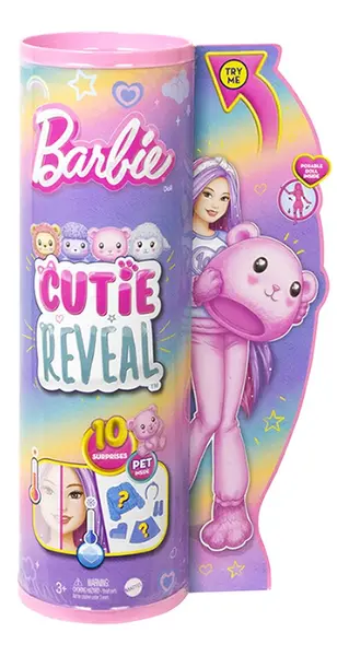 Barbie poupée mannequin Cutie Reveal Ours
