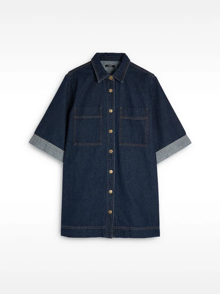 Robe courte denim Bleu | Parfois