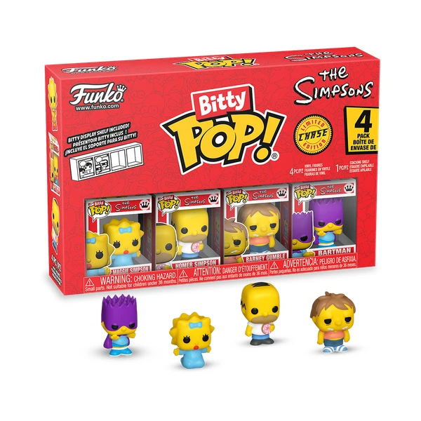 BITTY POP! THE SIMPSONS 4-PACK SERIES 3