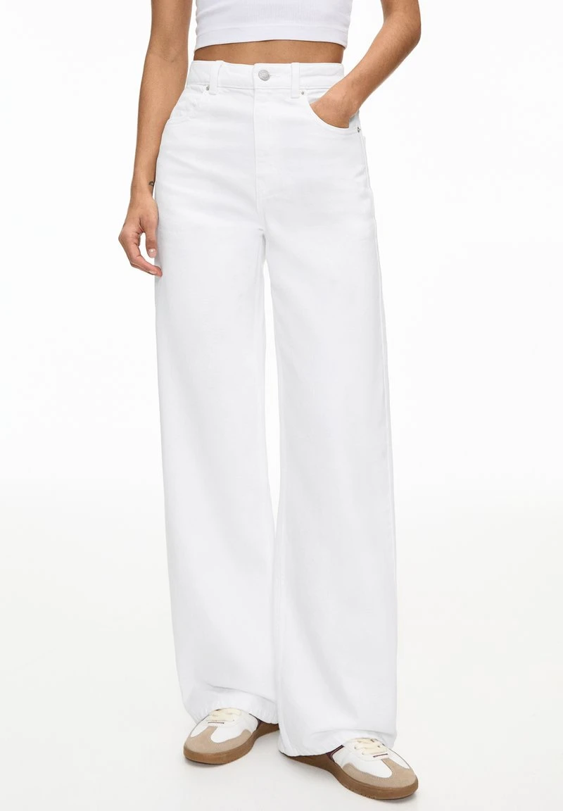 MID-RISE - Jean droit - white