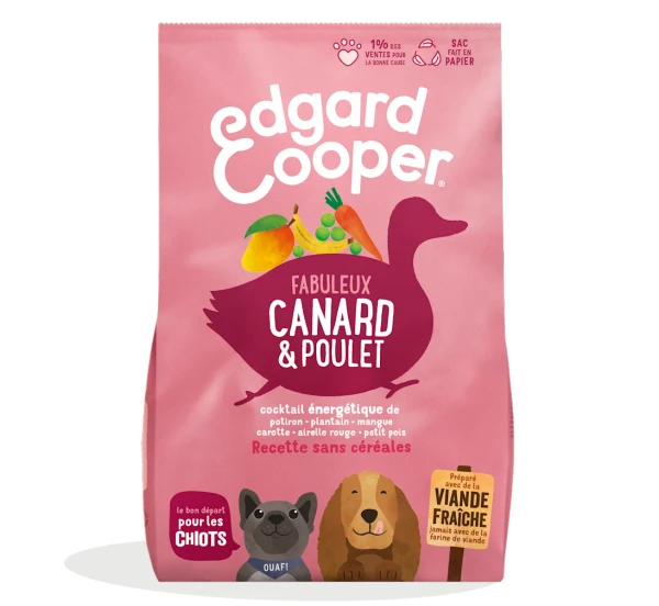 Croquettes pour chiens Canard & Poulet sans céréales | Edgard & Cooper