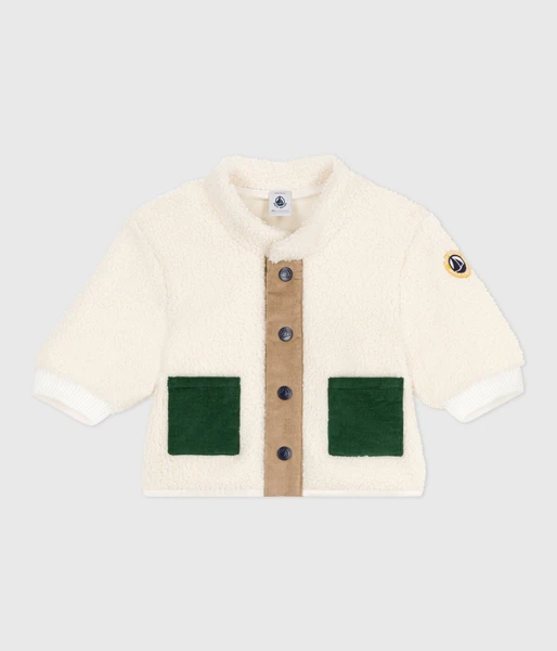 Manteau bébé en sherpa